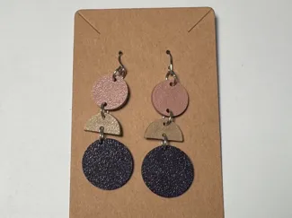 Dangling Circle Earrings