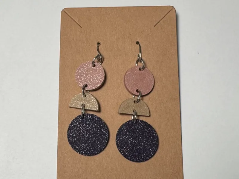 Dangling Circle Earrings