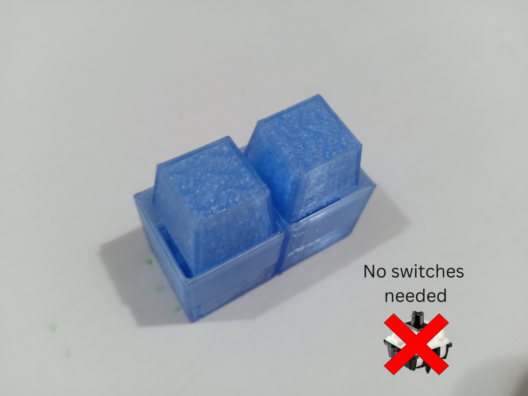 Double keyboard clicker