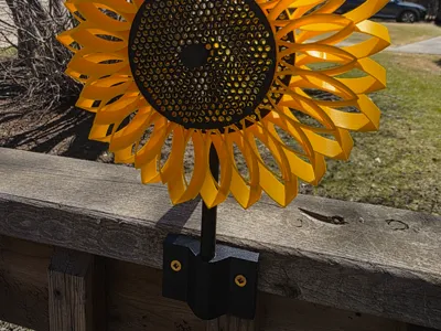 Added Deck Mount for Sunflower Windmill