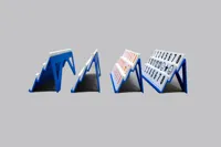 Stackable 3-Tier Tile Racks