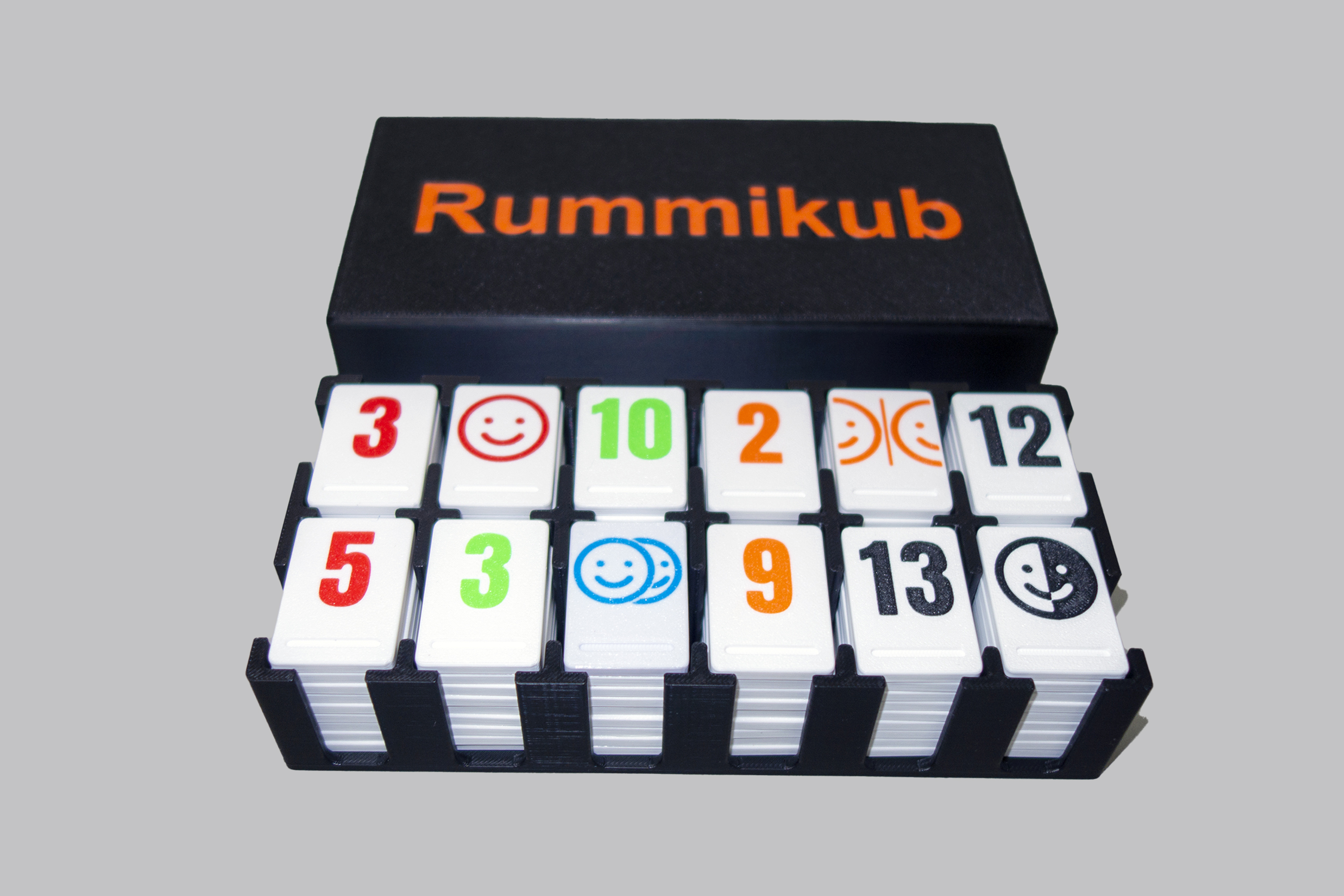Miniatura 3 do modelo 3D Rummikub Optimized Set|Tiles,Stackable Racks & Box
