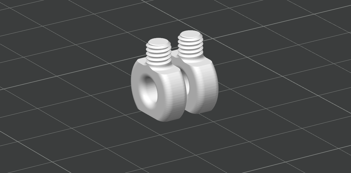 Miniatura 1 do modelo 3D DJ遥控器 挂绳螺丝
