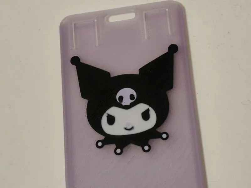 Kuromi Badge/ID Card holder