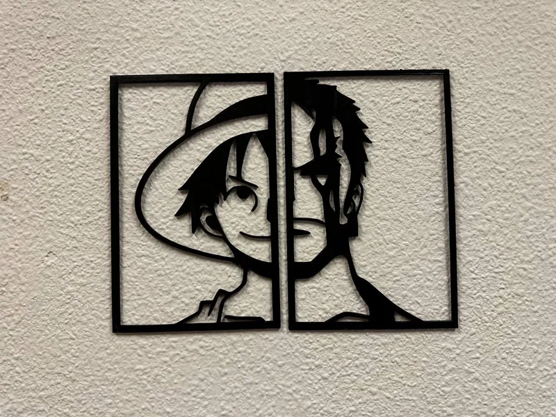 Cuadro Luffy y Zoro One Piece