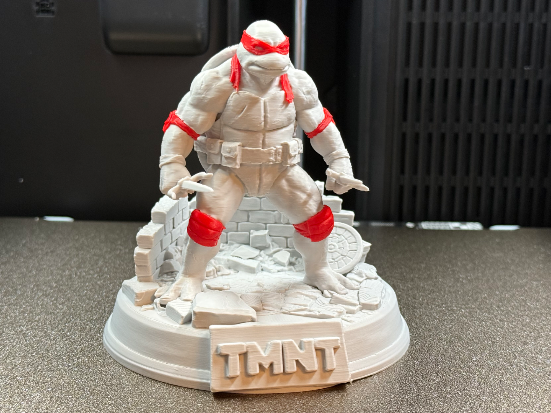 TMNT Raphael Sketch Statue | Dual Color Optional