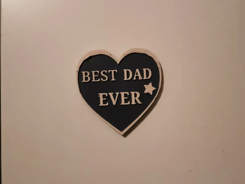 BEST DAD EVER KEYCHAIN
