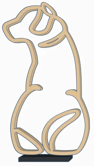 Dog Line Wall Art 2