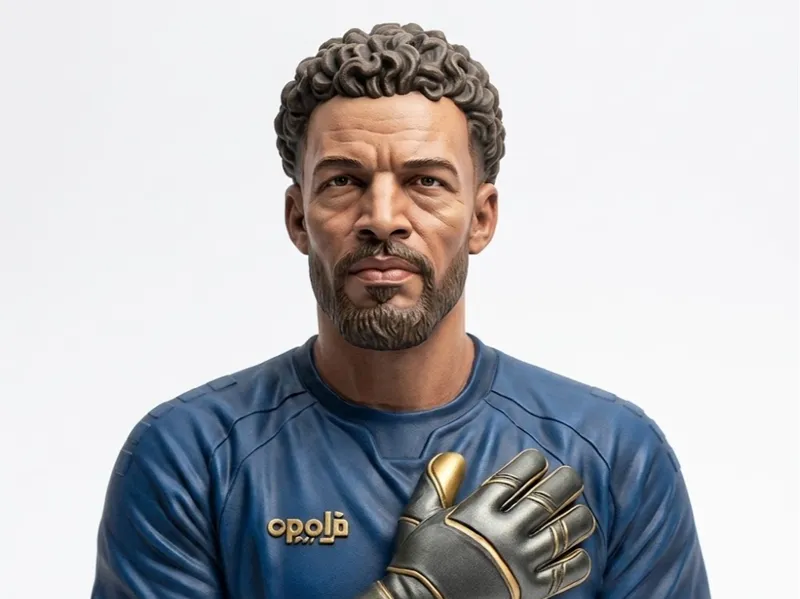 Busto Goleiro Vozinha - Seleção Cabo Verde