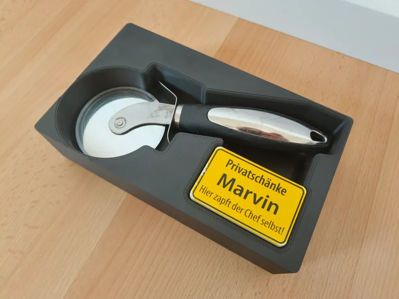 Gridfinity Pizza Cutter Holder