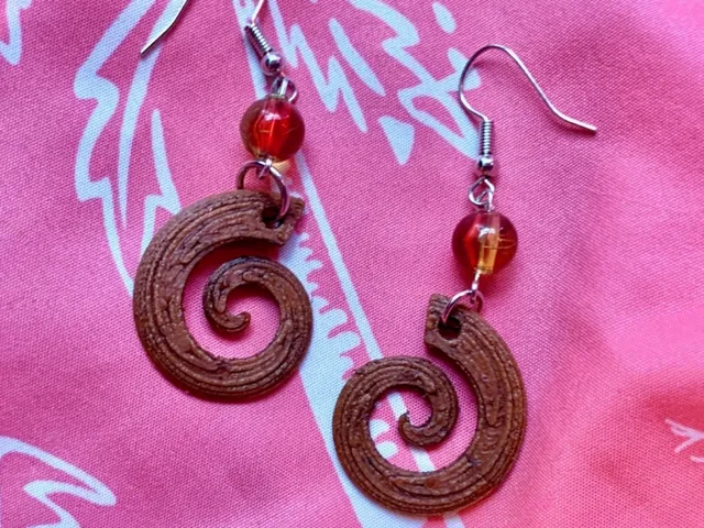 Spiral earrings