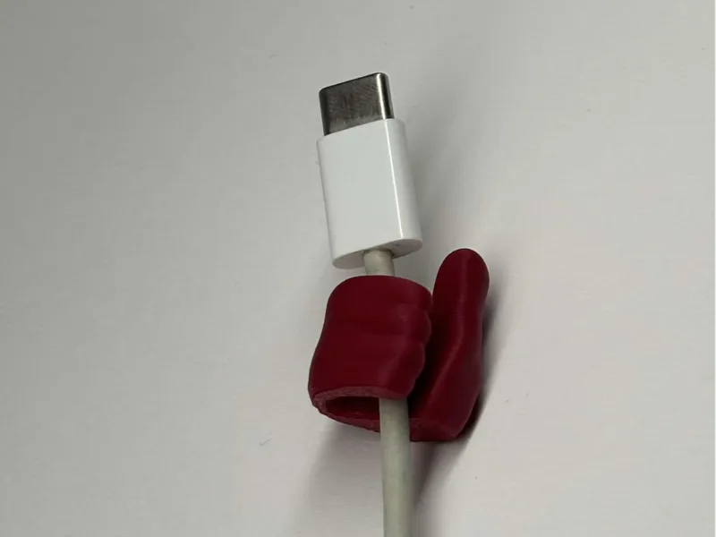 Quick To Print Hand Cable Holder/Organiser