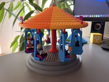 Figura decorativa: Motorized Brick-Carousel | Chain Carousel — vista de referencia 3