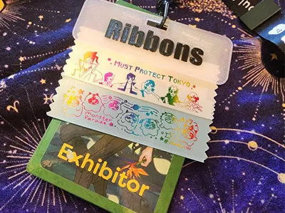 Badge Ribbon Holder for Anime/Comic Conventions