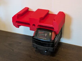 Milwaukee M18 Quad battery wall mount