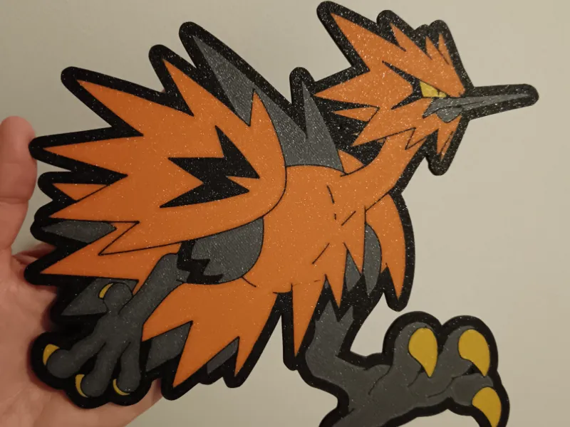 Décoration murale pokemon Electhor de galar