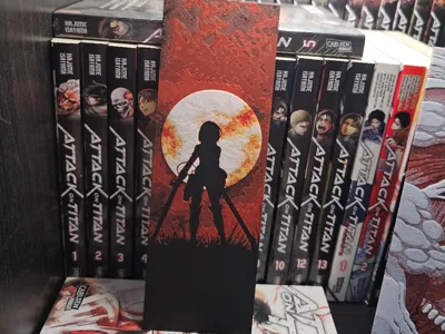 Attack On Titan Bookmark | Hueforge Multicolor