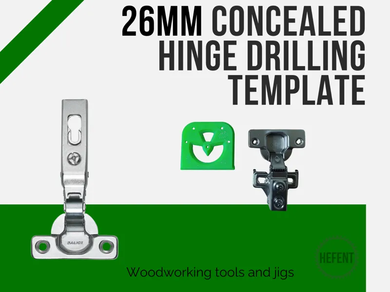 26mm Concealed Cup Hinge Template