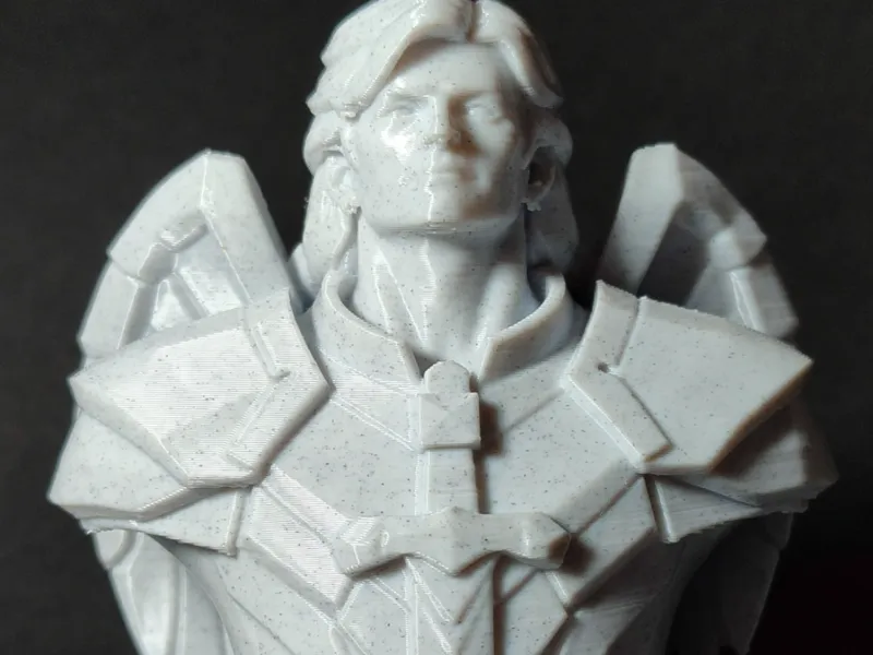 ARCHANGEL MICHAEL BUST 2H PRINT TIME HIGH DETAIL 