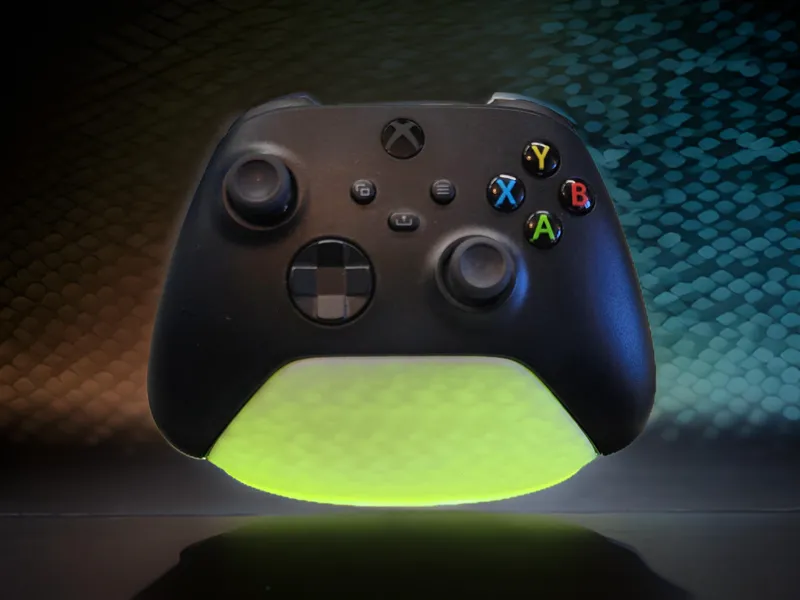 Xbox Controller Stand LED, Batteries, Rubber Feet