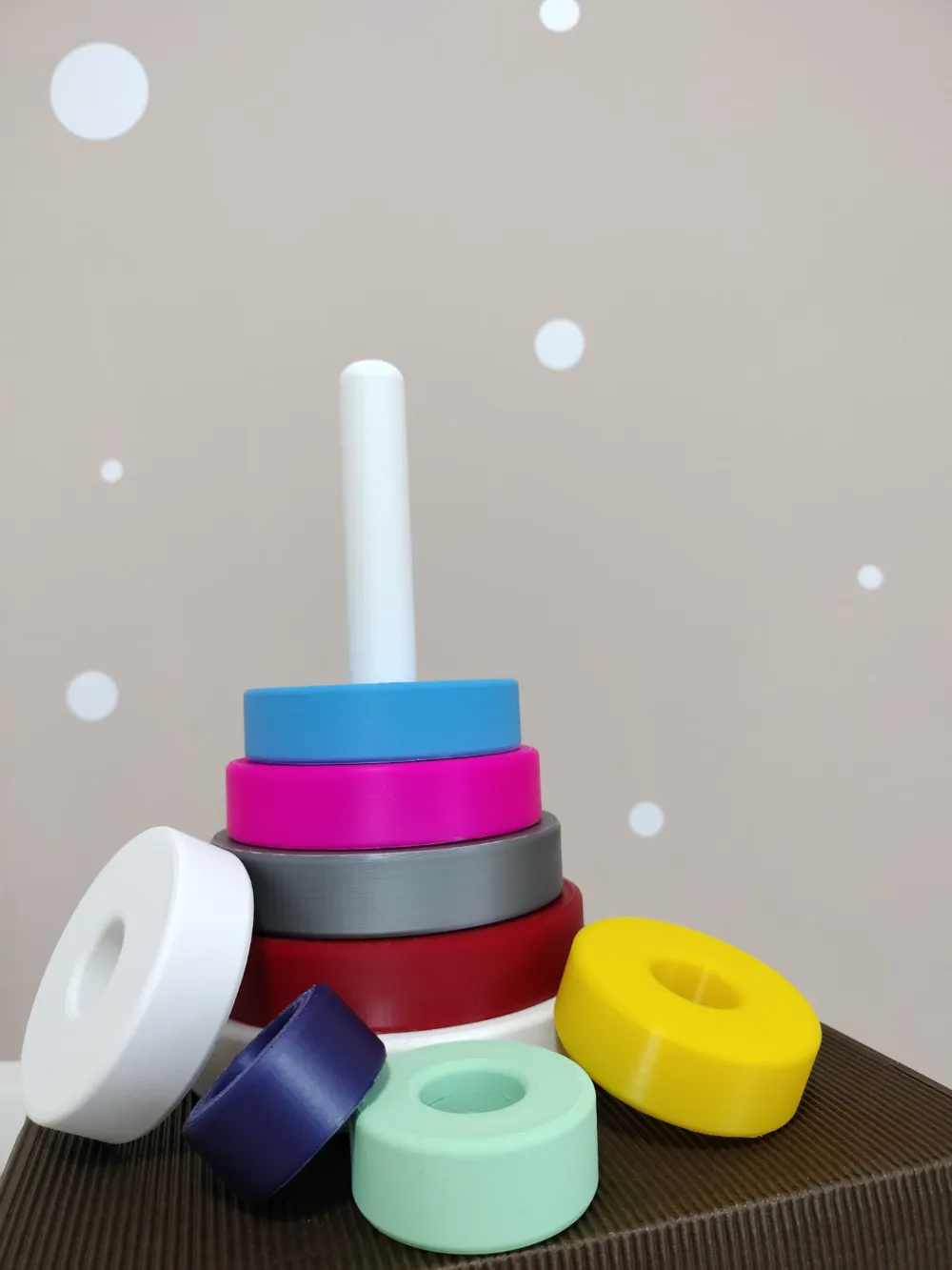 stacking tower game for children baby montessori by giovannivigliotti3D