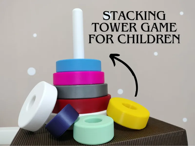 stacking tower game for children baby montessori