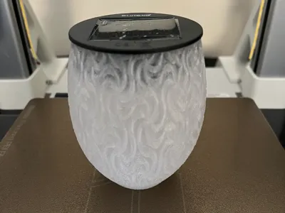 Pattern solar garden light
