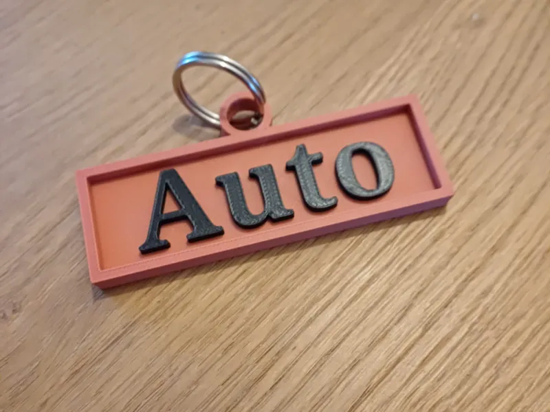 sleutelhanger: auto 