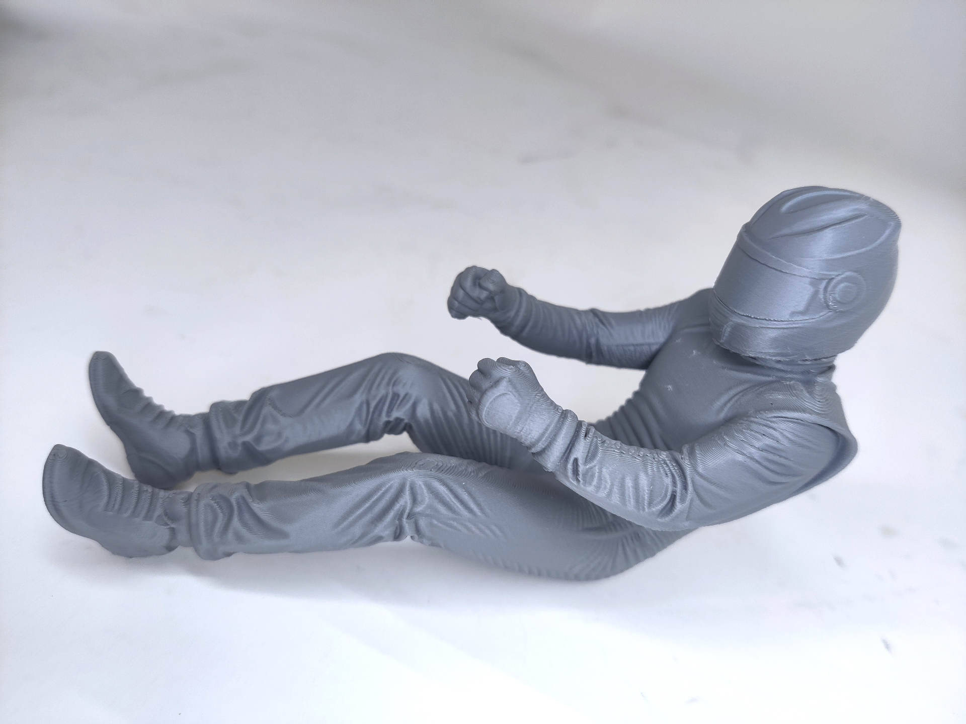 Race car driver male figure 1:10
