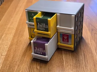 Teebox mit 6 Laden