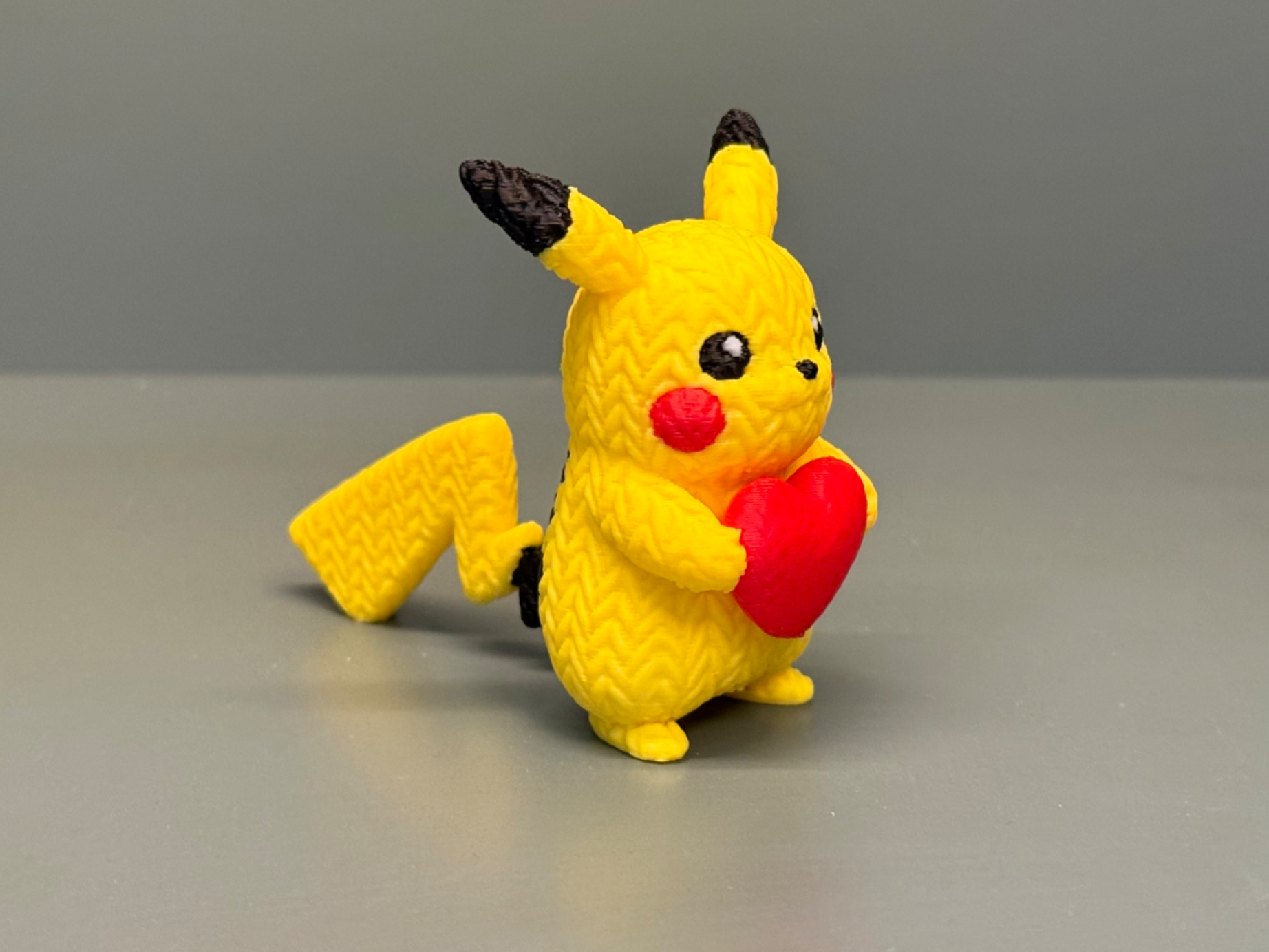 Cute Knitted Pikachu – Valentine’s Day Edition
