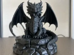 Dragon on wall