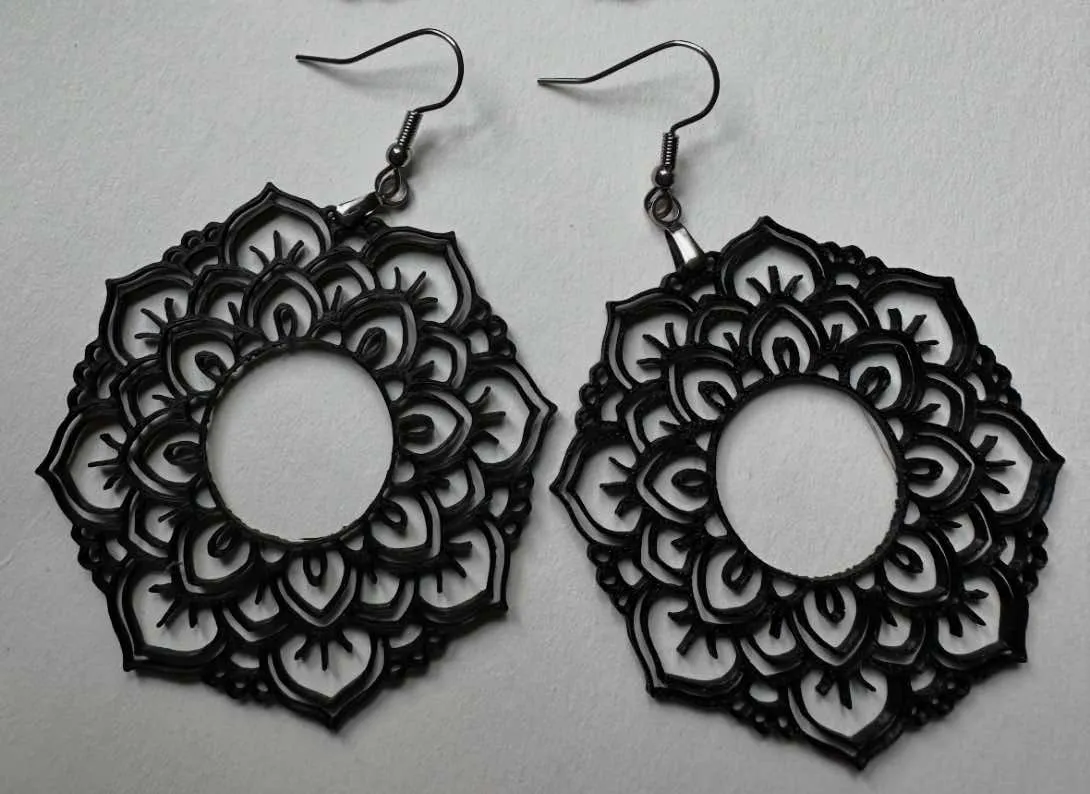 Mandala Boho Earrings view 3
