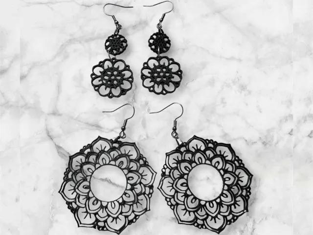 Mandala Boho Earrings