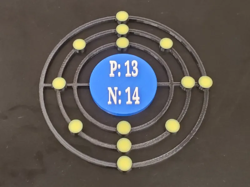 Aluminum Bohr Model