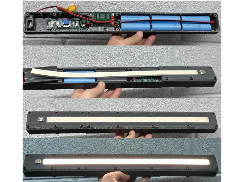 Car Trunk light bar (BMW tailgate triangle slot)