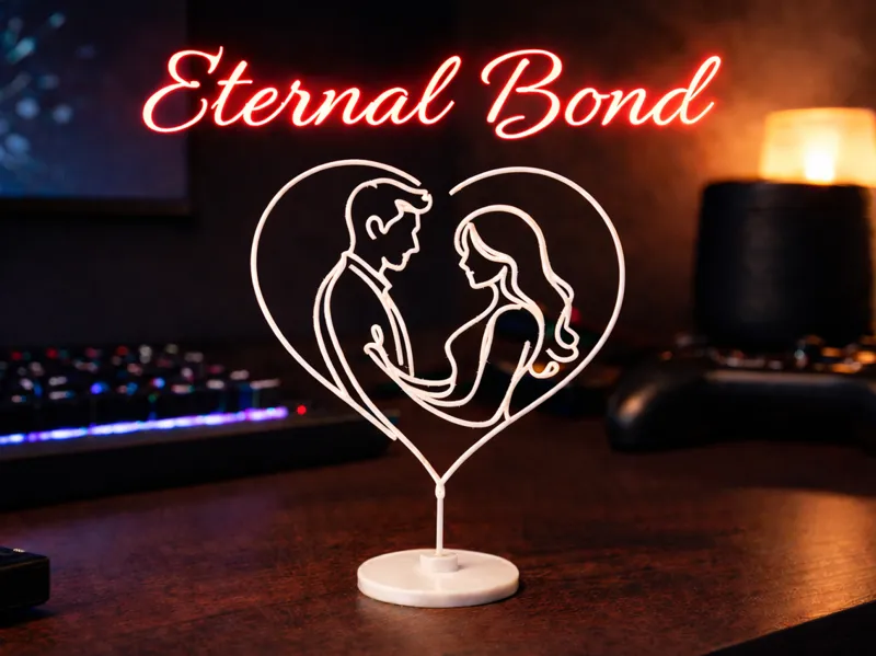 Eternal Bond | Valentine | Desk Sculpture