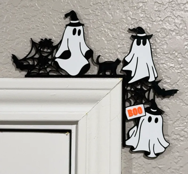 Three Ghosts Door Topper