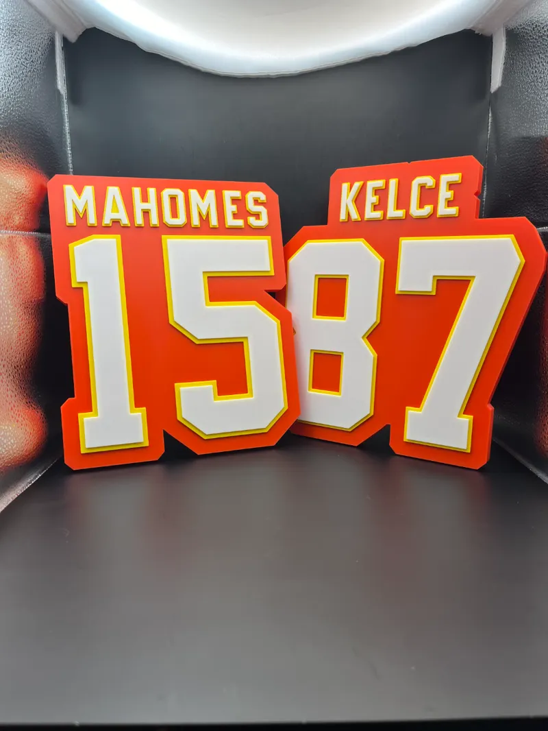 Patrick Mahomes Sign Display Wall Desk Shelf Art