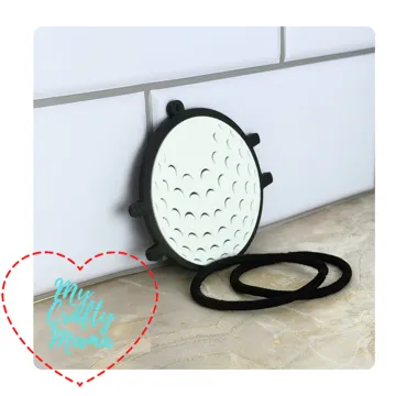 Accesorio para sujetar ligas de cabello: Golf Hair Tie holder key chain — vista de referencia 3