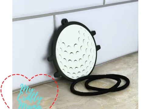 Accesorio para sujetar ligas de cabello: Golf Hair Tie holder key chain — referencia de MakerWorld
