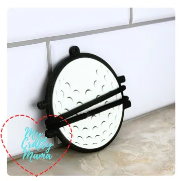 Accesorio para sujetar ligas de cabello: Golf Hair Tie holder key chain — vista de referencia 4