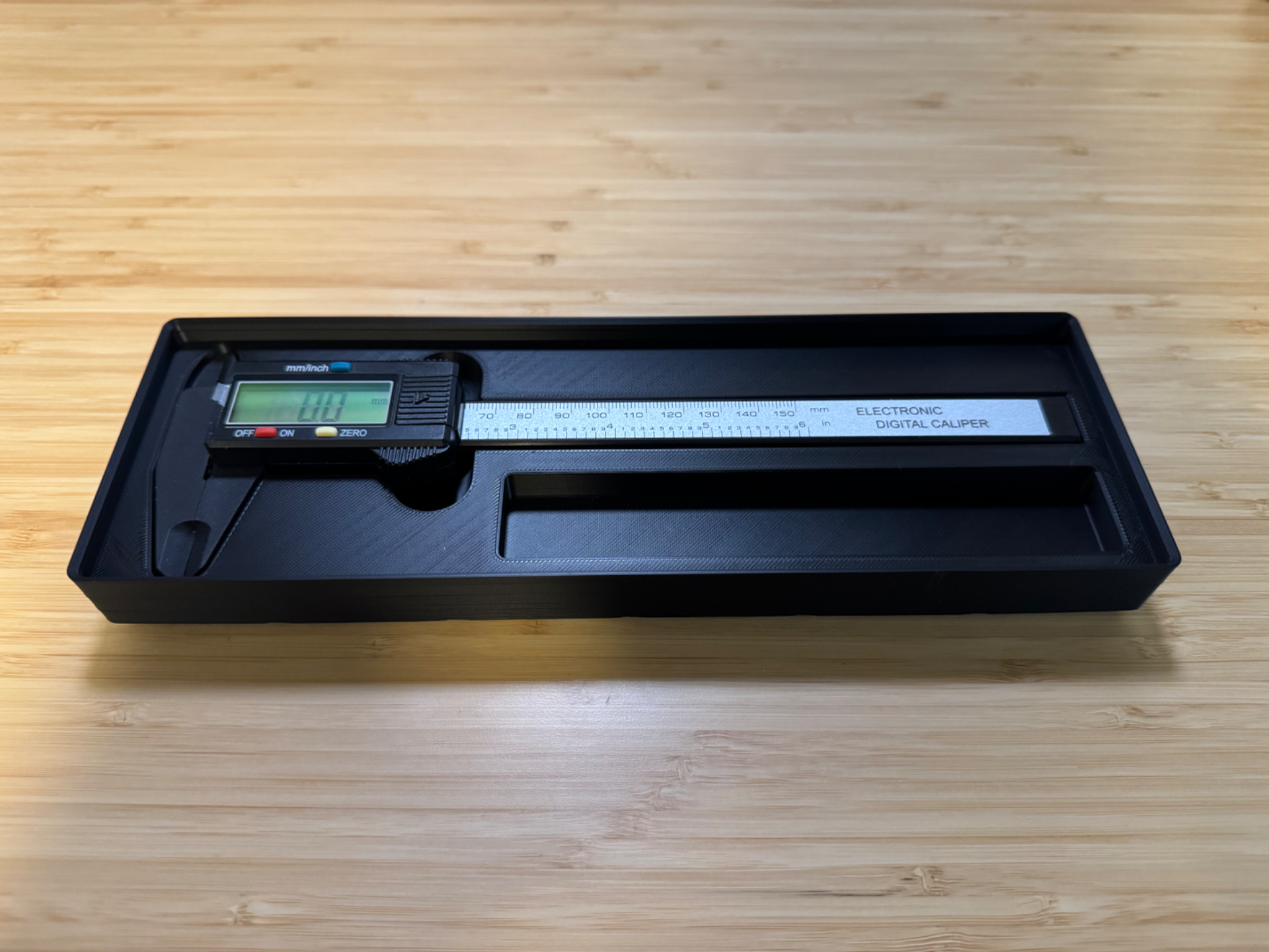 Digital Caliper Gridfinity Bin With Storage Cutout