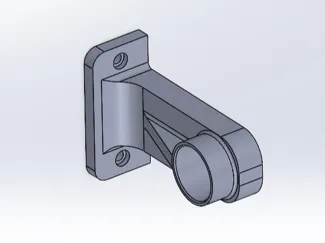Bath Towel Rod Mount 
