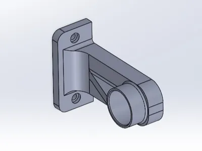 Bath Towel Rod Mount 
