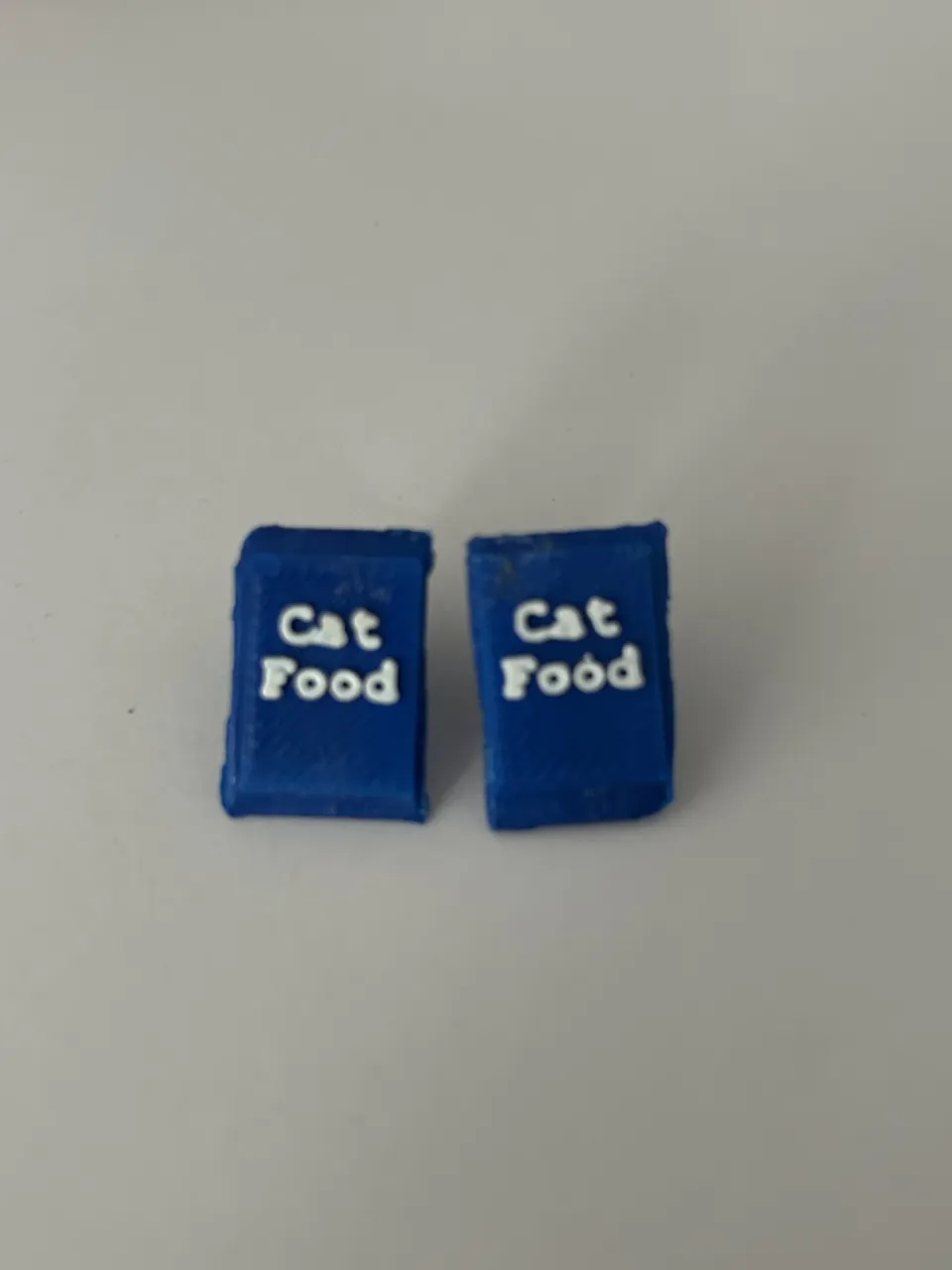 Pet Food Bag Stud Earrings view 2