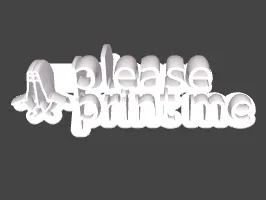 please print name plate