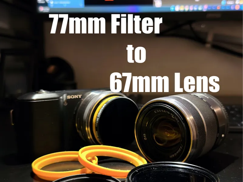 Photo Filter Adapter 77-67mm - StepUP ring