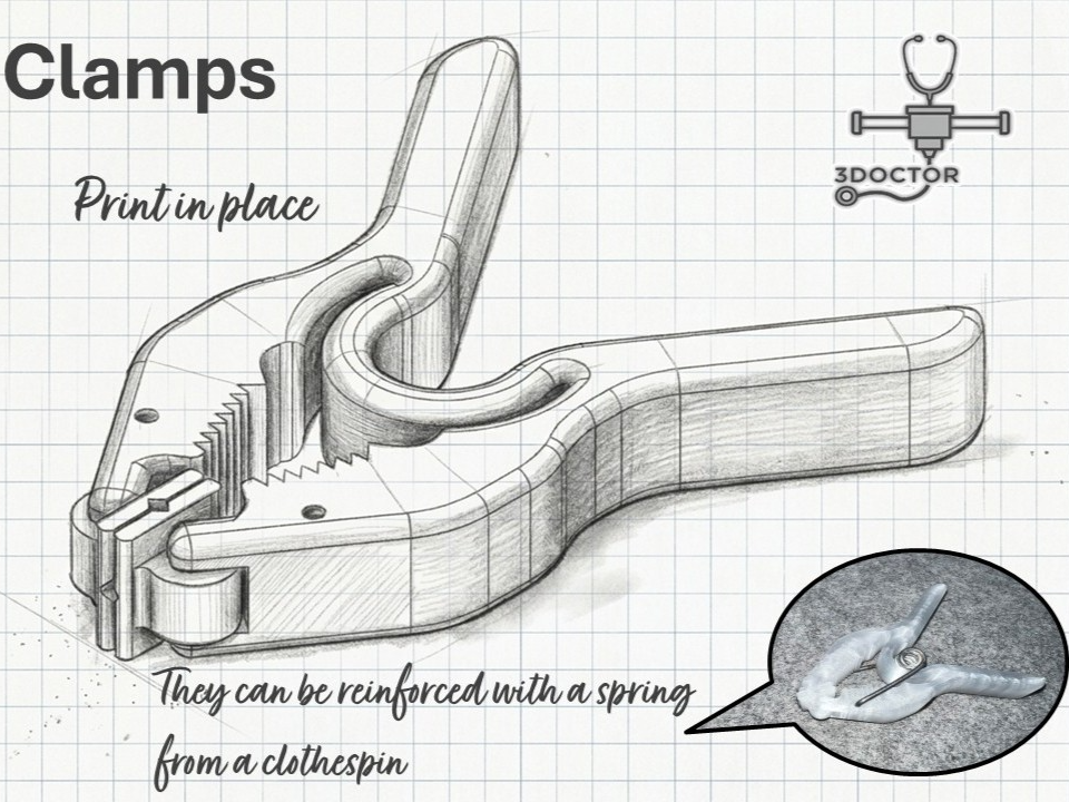 Clamps (print in place)