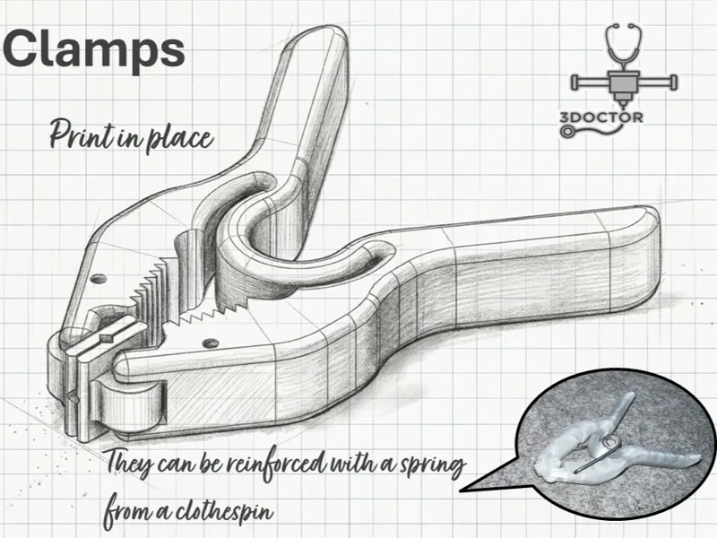 Clamps (print in place)